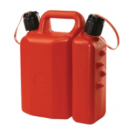 JERRICAN PLASTIQUE DOUBLE USAGE 3.5L+1.5L